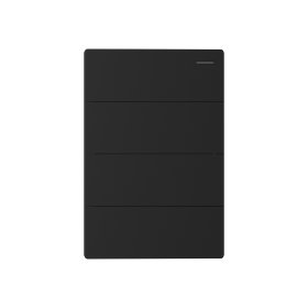 Tecla de 4 Canales, 2 Vías 10A Máx. AC 250V, Negro