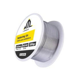 Estaño para soldadura, Rollo de 8.5gr, Diámetro 0,8mm, 60/40 x2m