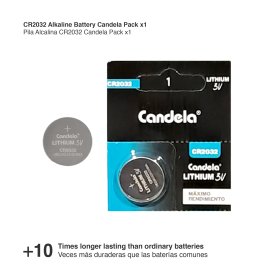 Pila Botón CR2032 Candela X1