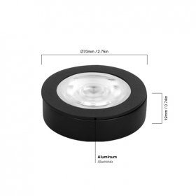 Aplique de pared LED, 5W, Blanco Neutro 4000K, Negro Aplique de pared LED, 5W, Blanco Neutro 4000K, Negro