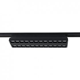 Luminaria Lineal LED Móvil para Riel Negro 60W Blanco Cálido Luminaria Lineal LED Móvil para Riel Negro 60W Blanco Cálido