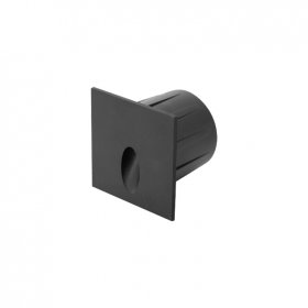Aplique de pared exterior LED, Cuadrado Negro, 3W, Blanco Neutro 4000K Aplique de pared exterior LED, Cuadrado Negro, 3W, Blanco Neutro 4000K