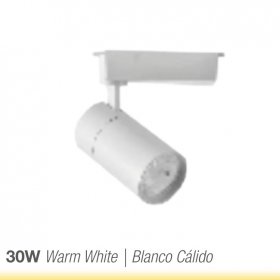 Lámpara LED, Track Light de 8x15cm 30W 3000lm Blanco Cálido, 220V Lámpara LED, Track Light de 8x15cm 30W 3000lm Blanco Cálido, 220V