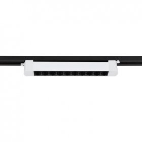 Luminaria Lineal LED con Rotación de Punto Redondo Blanco 20W Blanco Calido 3000K Luminaria Lineal LED con Rotación de Punto Redondo Blanco 20W Blanco Calido 3000K