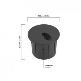 Aplique de pared exterior LED, 3W, Blanco Neutro 4000K, Negro Aplique de pared exterior LED, 3W, Blanco Neutro 4000K, Negro