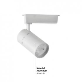 Lámpara LED, Track Light de 5x10cm, 10W 820lm Blanco Neutro 220V Lámpara LED, Track Light de 5x10cm, 10W 820lm Blanco Neutro 220V