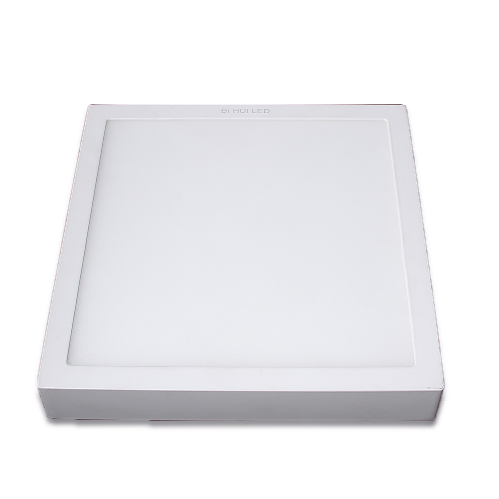 Plafón cuadrado de superficie 6W 120x120mm Blanco Frío 6000°K