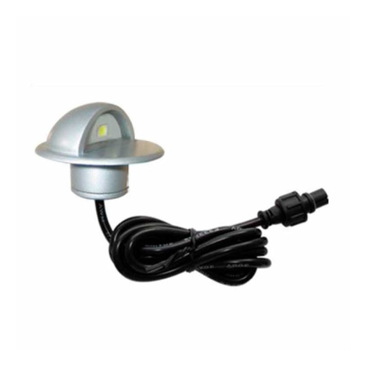 Luminaria empotrada a escalera IP65, 12V 0.4W, Blanco Frío 10lm