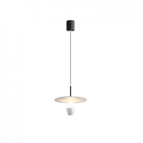 Lámpara Colgante Blanco Diámetro 400x300mm, Blanco Cálido 3000K