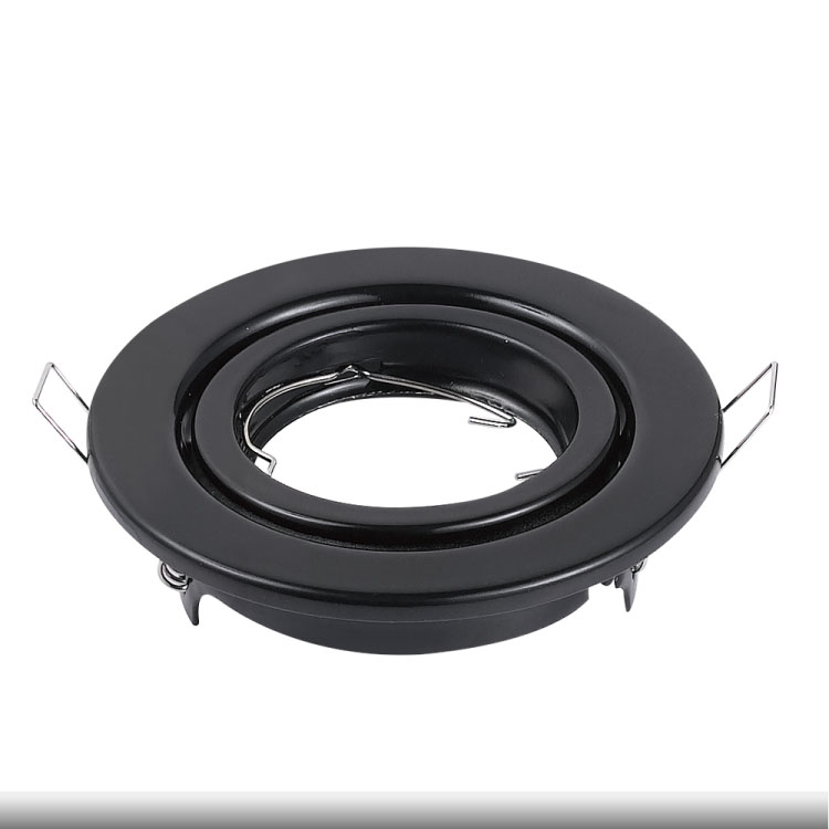 Spot Móvil Negro ø90mm Corte 68mm para Bombilla GU10-MR16