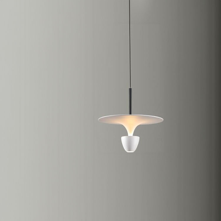 Lámpara Colgante Blanco Diámetro 400x300mm, Blanco Cálido 3000K
