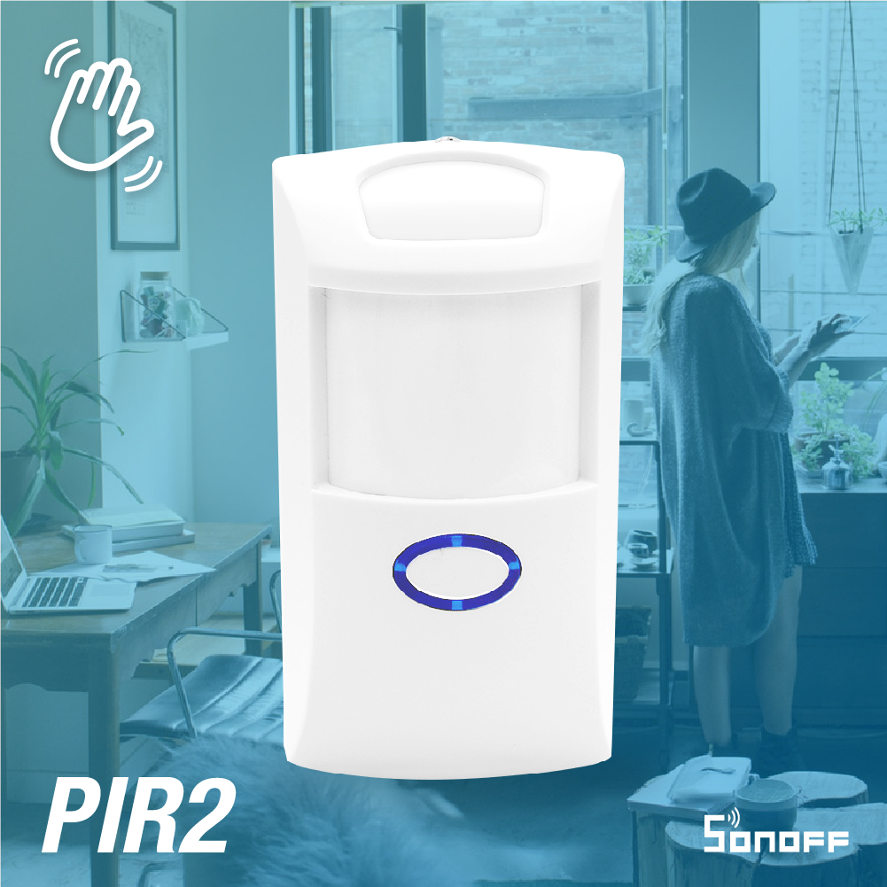 Sensor  PIR2 de Movimiento 433MHz para Puente Sonoff RF Bridge