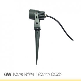 PINCHO DE JARDÍN ESTANCO 3W BLANCO CÁLIDO 3000°K 220V