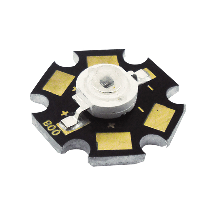 LED High Power, Amarillo 595nm 65lm, 2-2.4V 1W 350mA