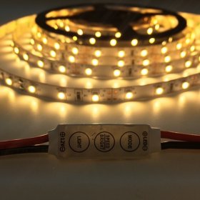 Mini Dimmer monocromático RF y control remoto, 5-24V 30-144W 6A