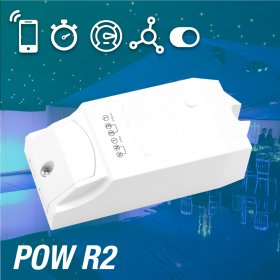Receptor WIFI  POW R2 ON/OFF 3500W con Monitoreo de Consumo Eléctrico