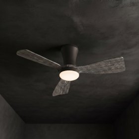 Ventilador de Techo con Luz LED CCT 920x265mm Madera Oscura 22W con Control Remoto AC100-240V I