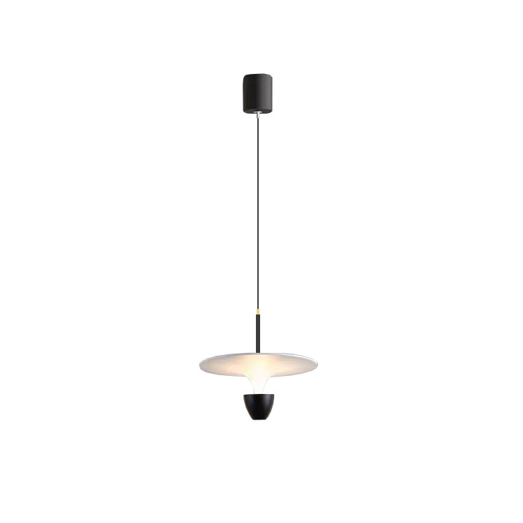 Lámpara Colgante Negro Diámetro 400x300mm Blanco Cálido 3000K
