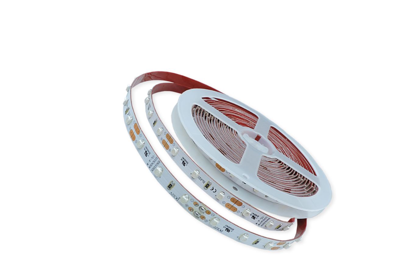 Tira LED SMD3528, 12V, 4.5W/m, Azul 450nm, 100 lm/m 60 LEDs/m, 5m