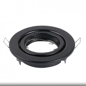 Spot Móvil Negro ø90mm Corte 68mm para Bombilla GU10-MR16