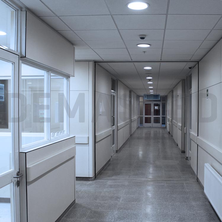 Panel LED redondo blanco de 22cm, 18W 1500lm Frío, de empotrar