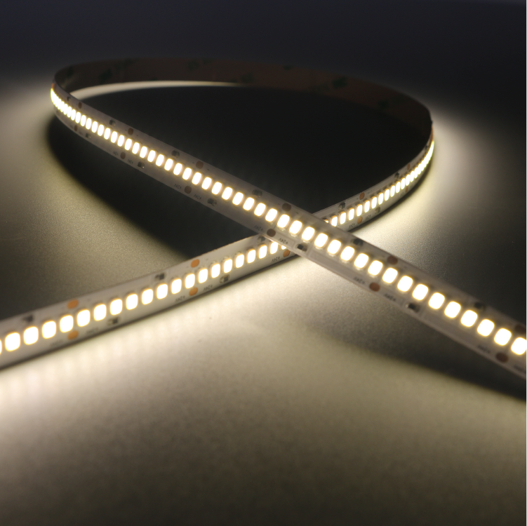 Tira LED SMD2835 24V 12W/m, Frío 1200lm/m 120 LEDs/m, 8mm PBC, 5m