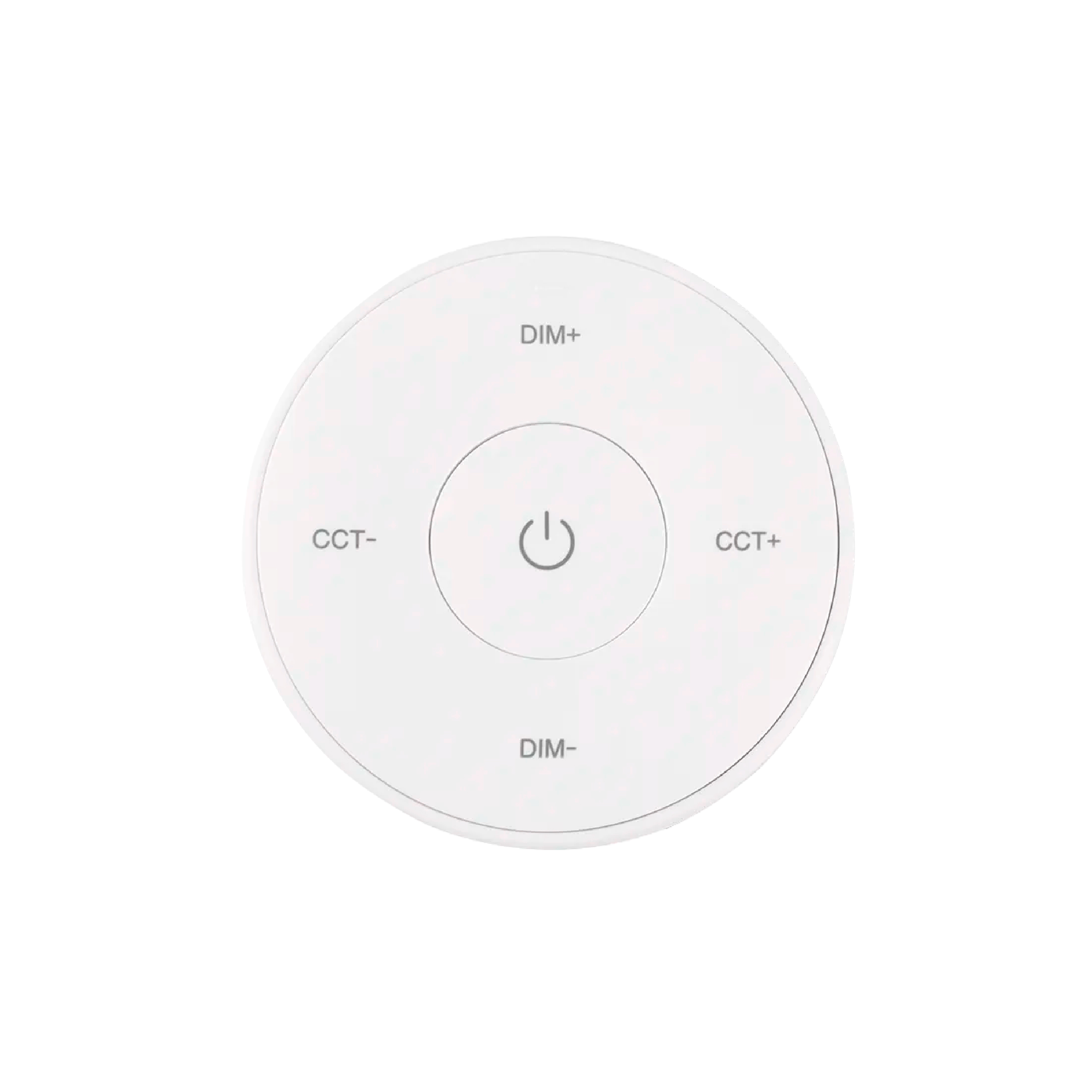 Mini Control Remoto Dimmer con Base Magnética 3V 2.4GHz, Blanco