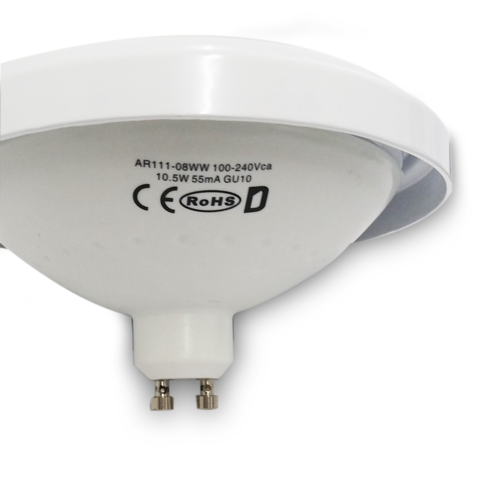 Bombilla AR111 12W Blanco cálido 3000ºK GU10 100-264V