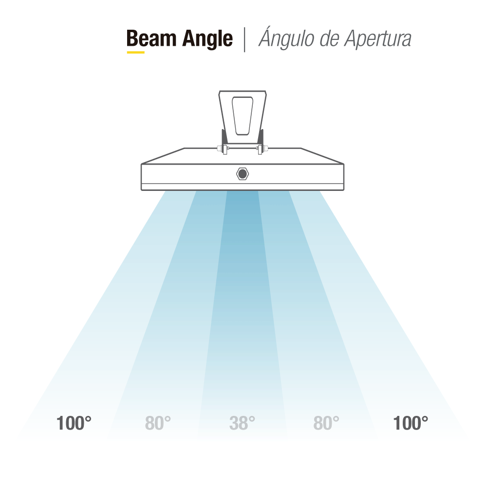 Proyector LED para Exteriores 50W 4250lm Blanco Frio 6500K, 220V
