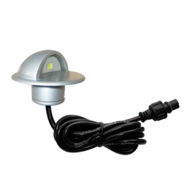 Luminaria empotrada a escalera IP65, 12V 0.4W, Blanco Frío 10lm