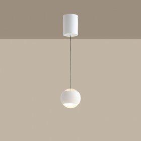 Lámpara Colgante Blanco Diámetro Ø100mm, Blanco Cálido 3000K