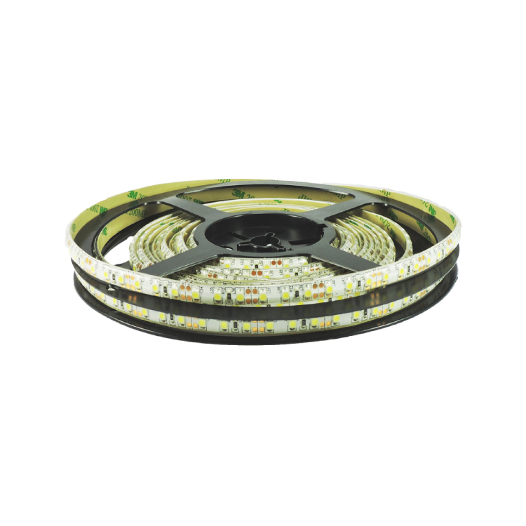 Tira LED SMD3528 IP68, 24V 9.6W/m, Neutro 800lm/m 120 LEDs/m, 5m