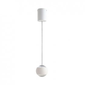 Lámpara Colgante Blanco Diámetro Ø100mm, Blanco Cálido 3000K
