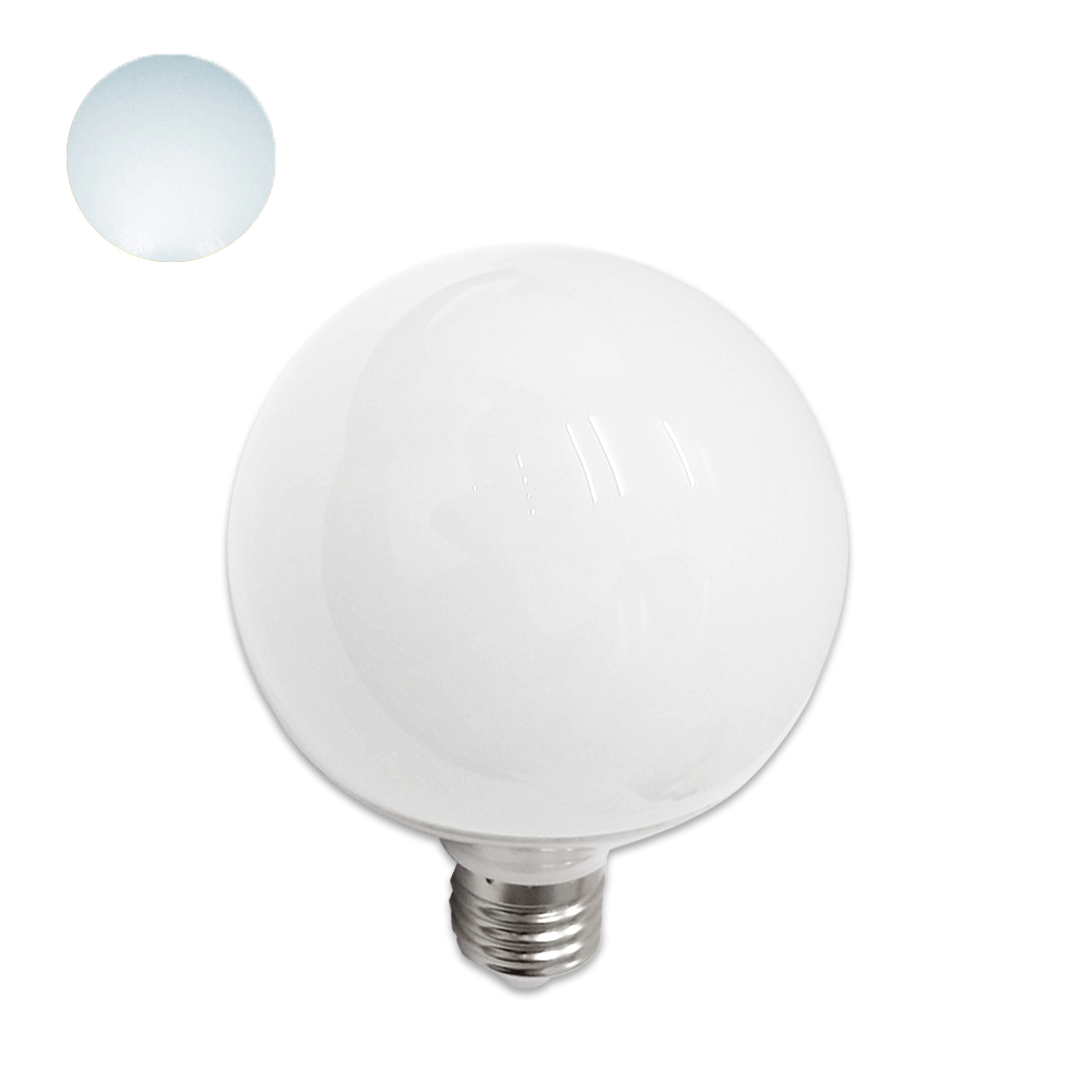 Bombilla LED E27 Globo 10W Blanco Frío 6500°K 806lm