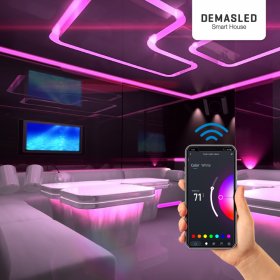 Control de música RGB. Tuya Wifi + mando IR, de 24 teclas, 12V