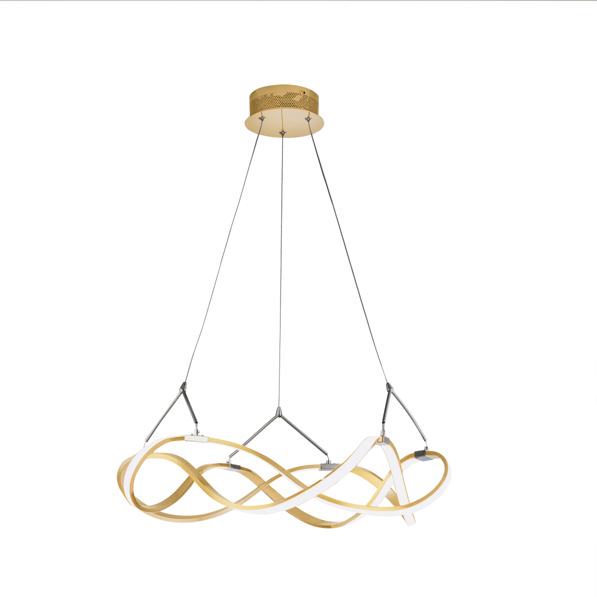 Colgante 53cm dorado Molly 3000K 2700lm