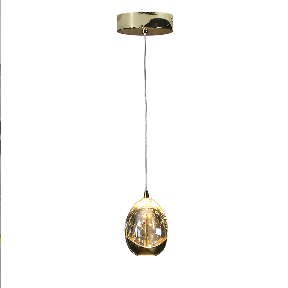 Colgante 1 luz Dorado Rocío