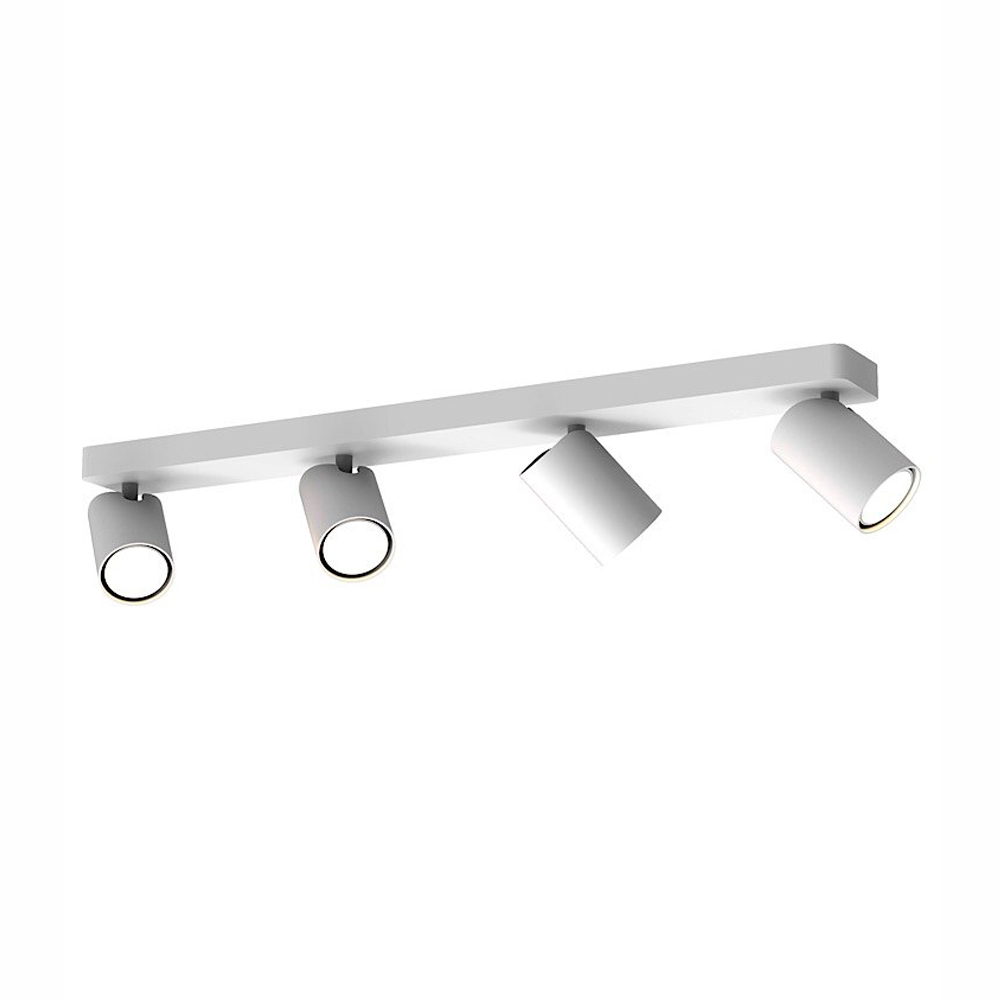 Regleta 4 luces para GU10 SAL blanco