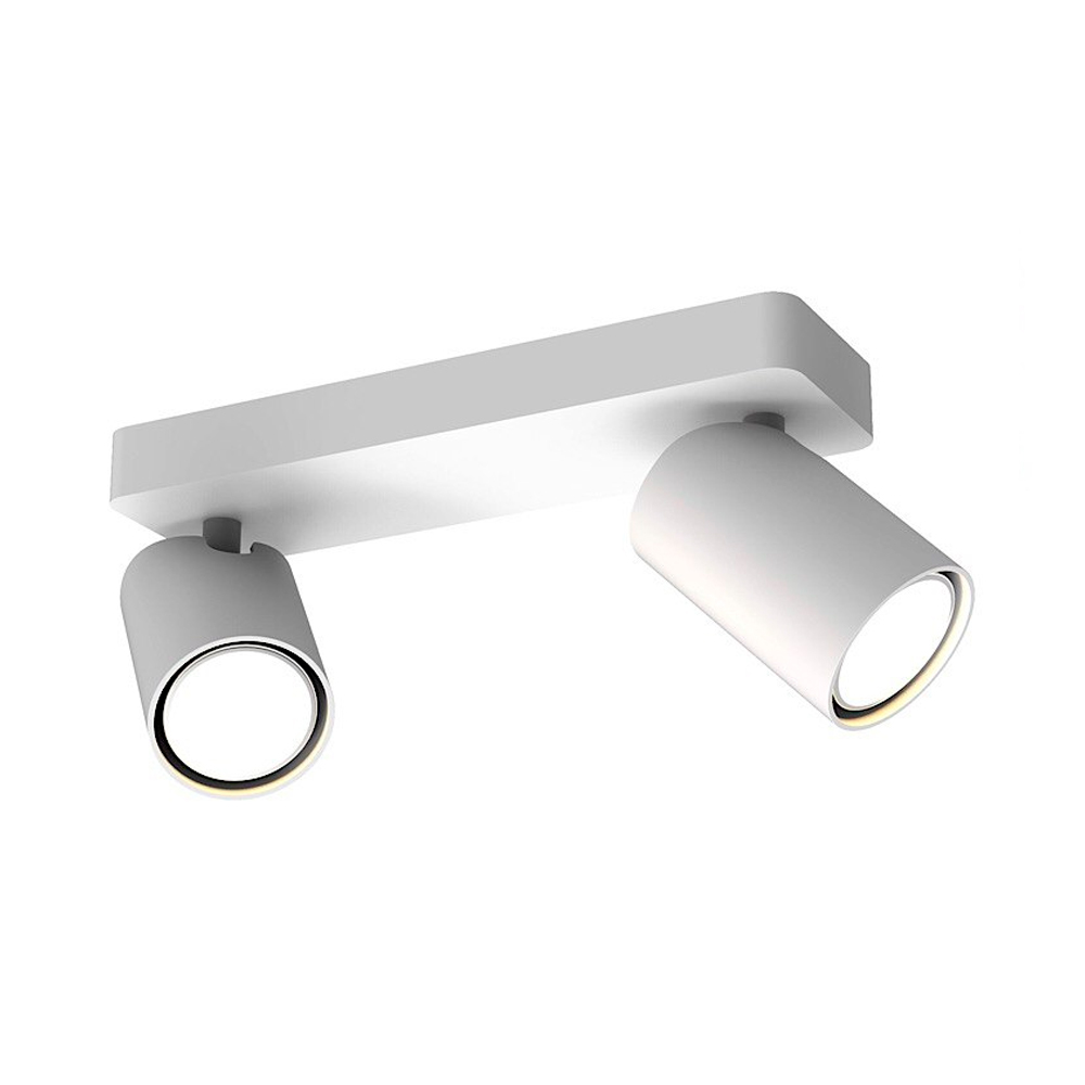 Regleta 2 luces para GU10 SAL blanco