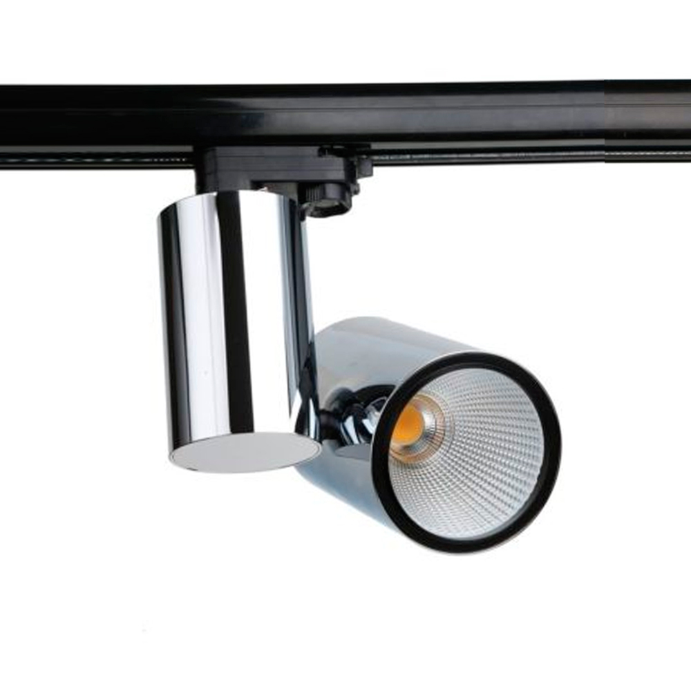 Foco carril trifásico 35W 38º cromado 3000K