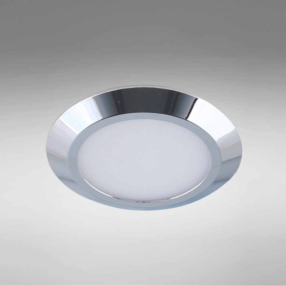 Mini Downlight 7W redondo Cromado 3000K