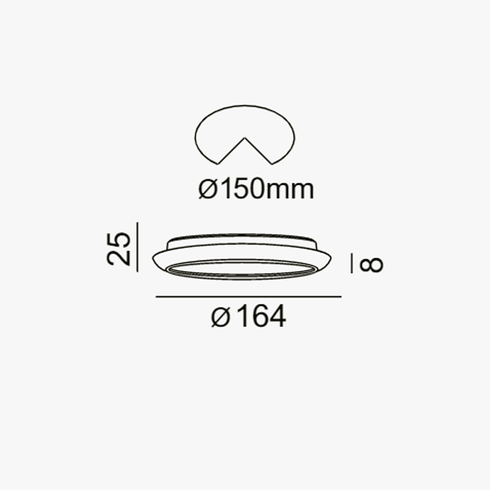 Downlight cromado 18W 4000K
