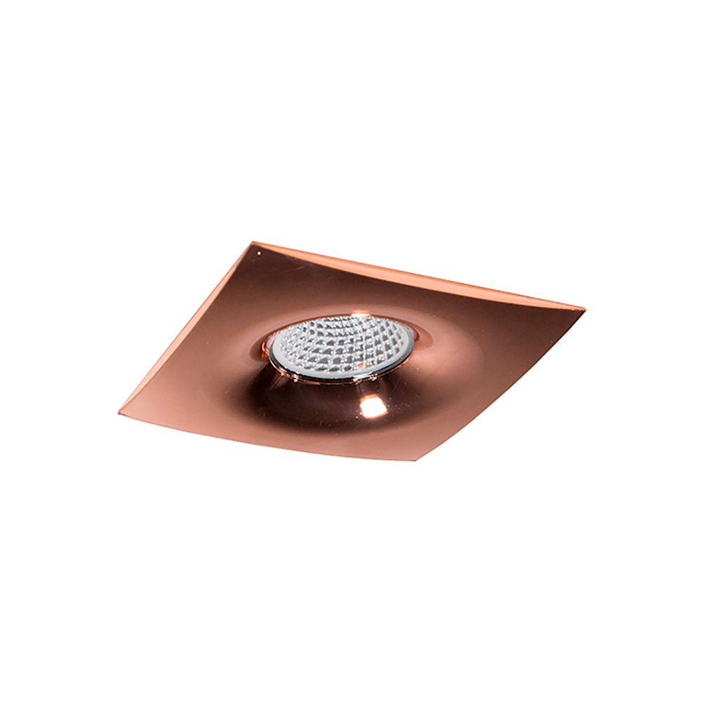 Aro fijo cuadrado cobre 98x98mm