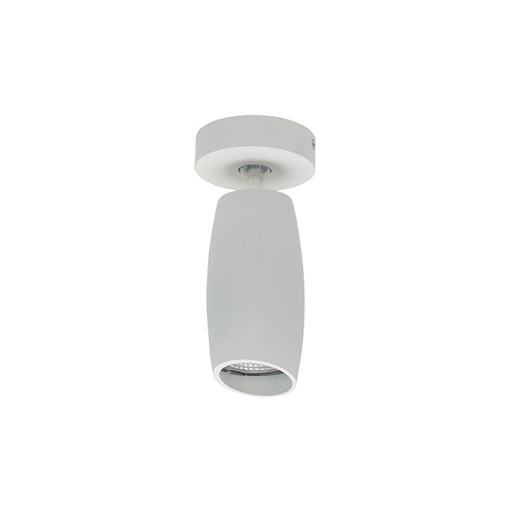 Cilindro bombé orientable blanco mate altura 185mm