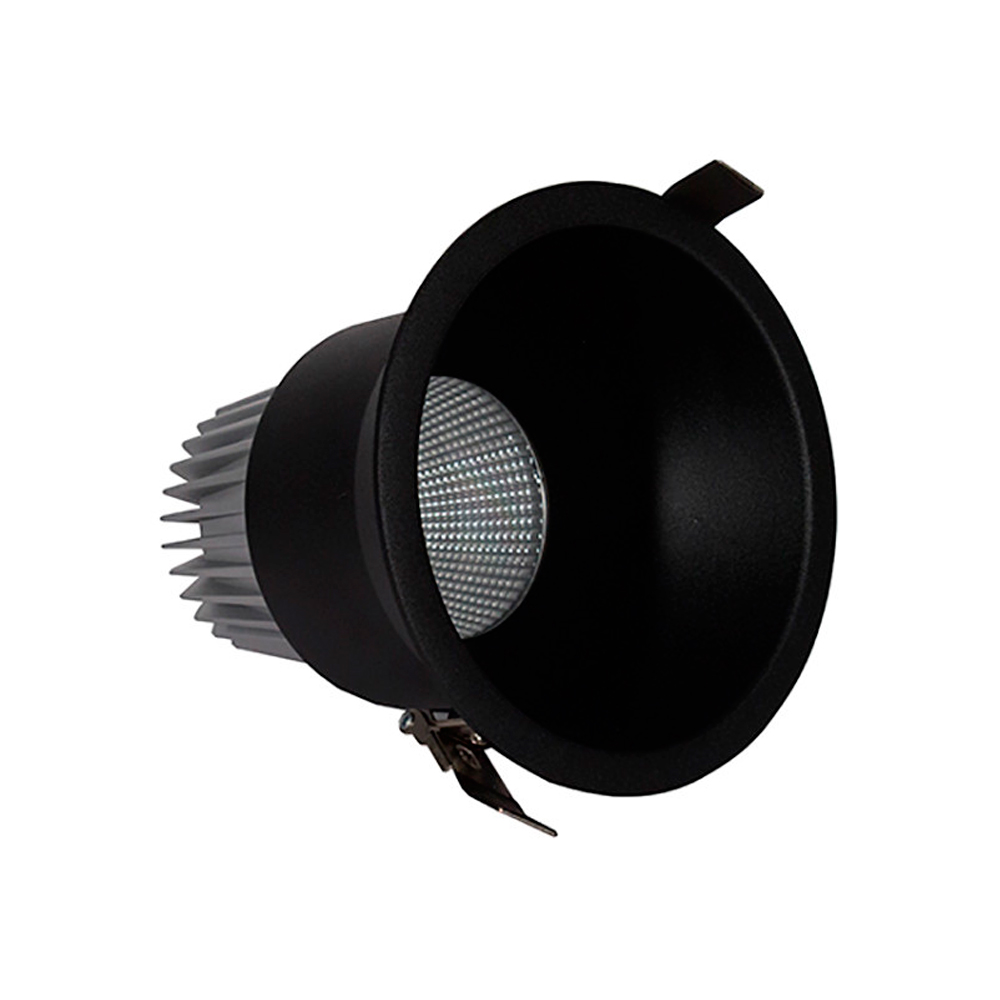 Empotrado redondo negro para bloque 35W