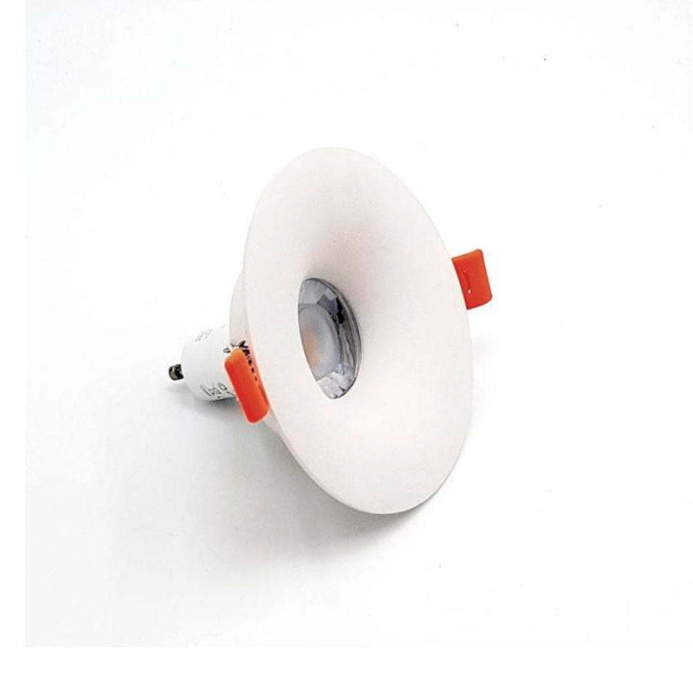 Foco empotrar para GU10 blanco texturizado