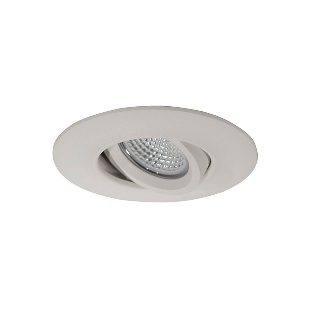 Aro orientable redondo blanco mate Ø110mm