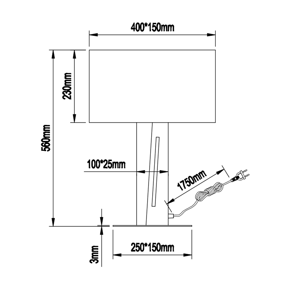 Lámpara sobremesa Nestor SMD 3000K 450Lm