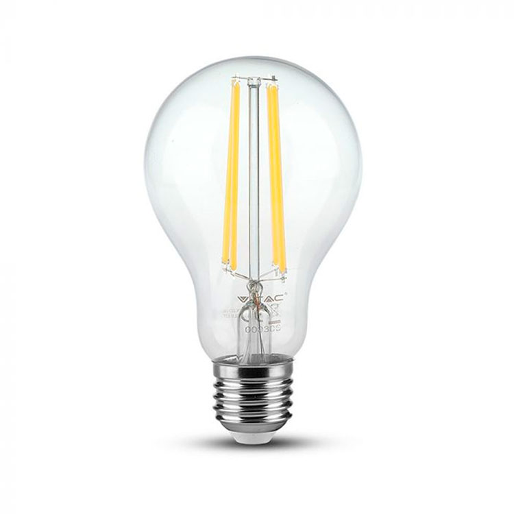 Bombilla LED filamento A70 E27 3000K 12.5W