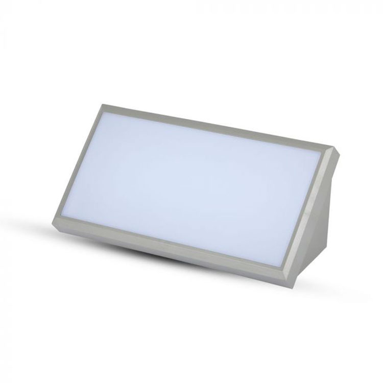Aplique pared Serie Angular 20W gris